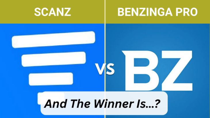 Scanz vs Benzinga Pro comparison header