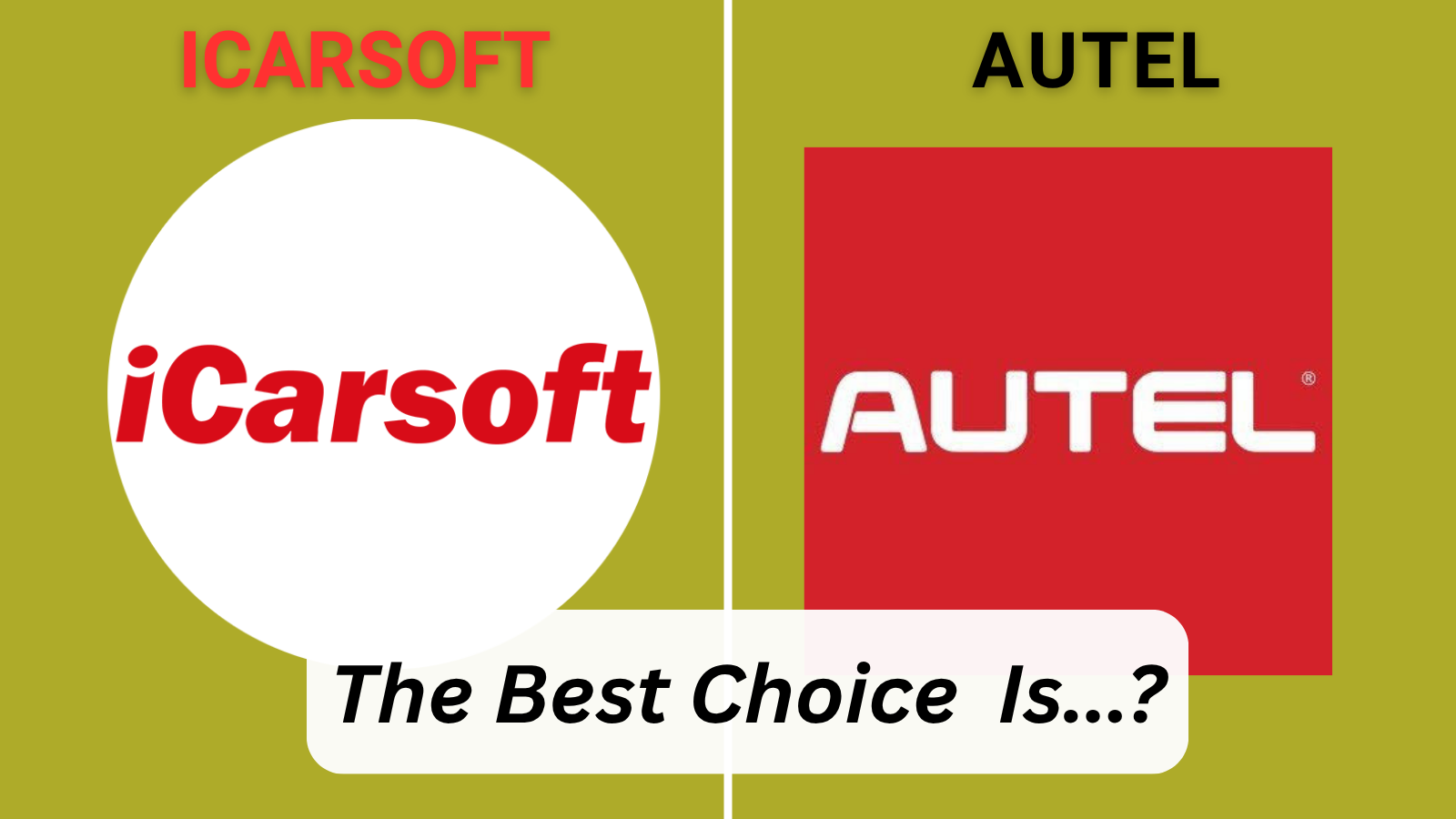 Icarsoft vs Autel main comparison image