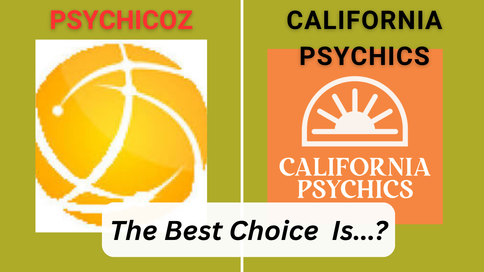 Psychicoz vs California Psychics comparison header